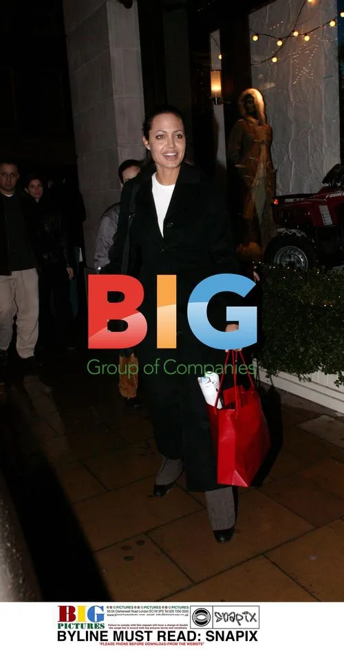 Angelina Jolie takes a break for shopping in London