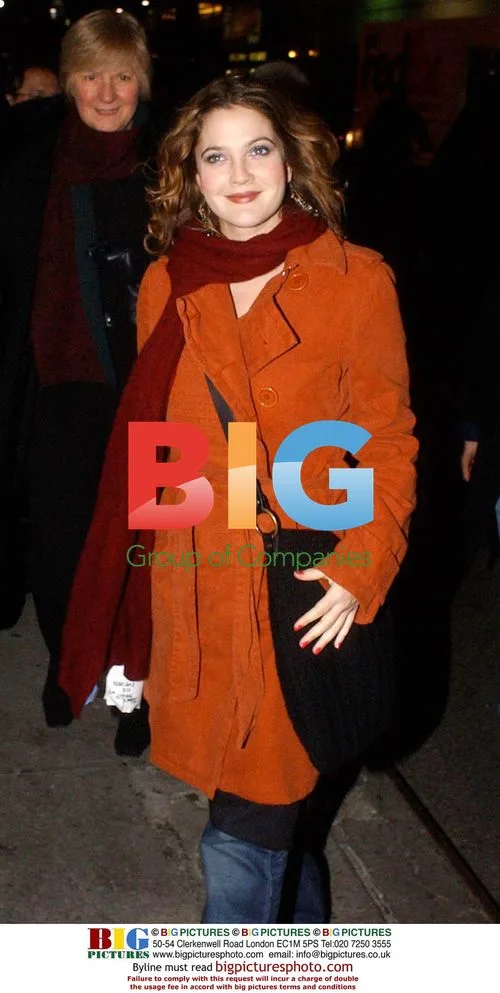 Drew Barrymore at David Letterman's Late Night Show