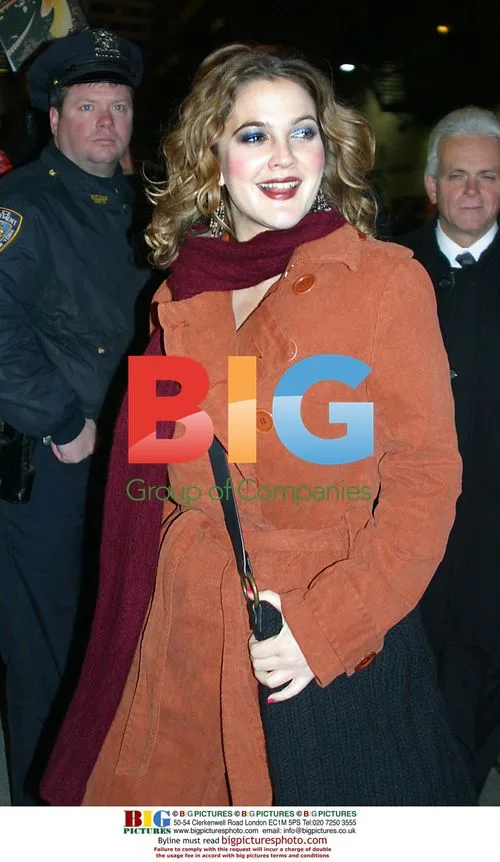 Drew Barrymore at 'Late Night With David Letterman'