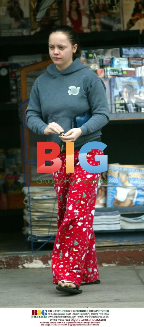 Christina Ricci stops at newsstand in Hollywood