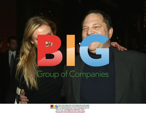 Cameron Diaz and Harvey Weinstein at "Gangs of New York" premiere