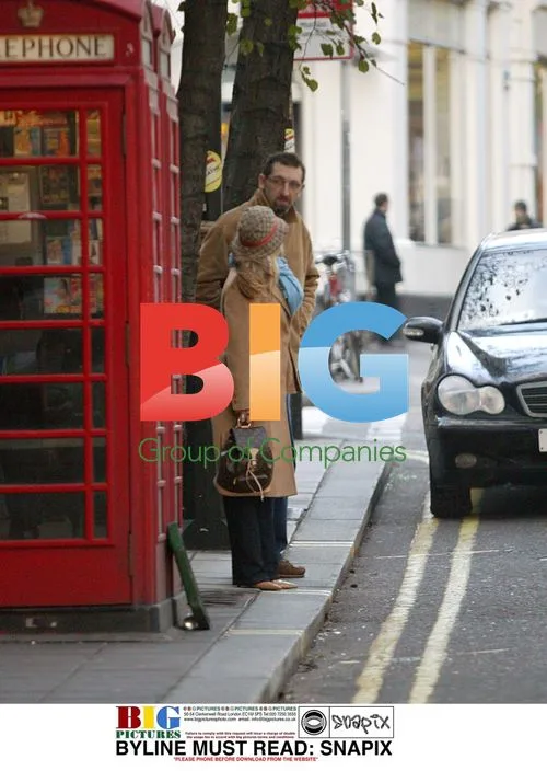 Jimmy Nail out with wife in London