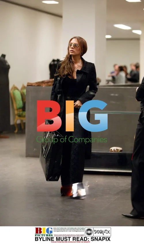 Pop Singer Victoria Beckham Out in London