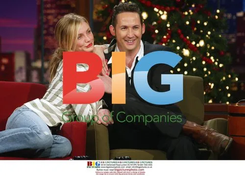 Cameron Diaz and Harland Williams at The Tonight Show
