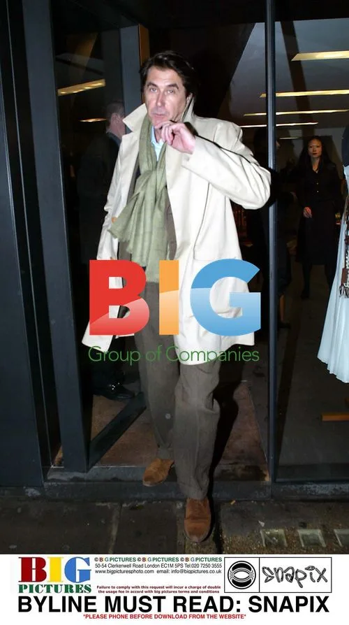 Pop Icon Bryan Ferry Shopping in London