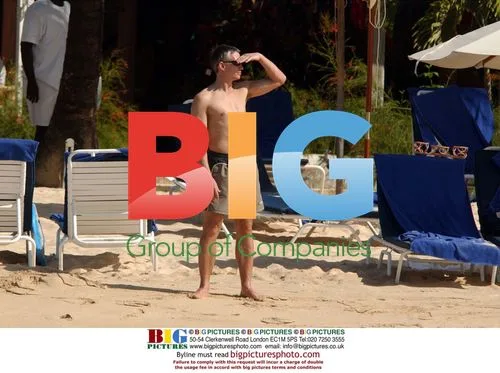 Gary Lineker and Family in Barbados