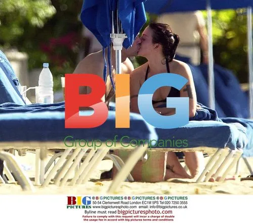 Mel C on Winter Holiday in Barbados