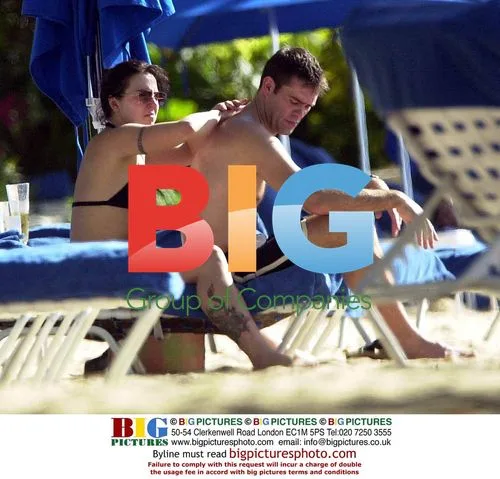 Mel C and Boyfriend in Barbados
