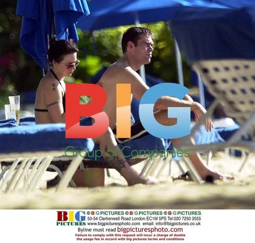 Mel C and Boyfriend in Barbados
