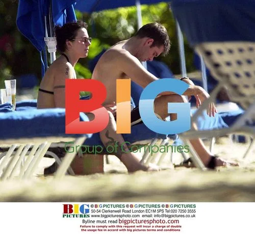 Mel C and Boyfriend in Barbados