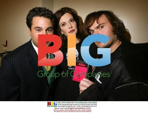Laura Kightlinger, Jack Black, Paul Tompkins Backstage