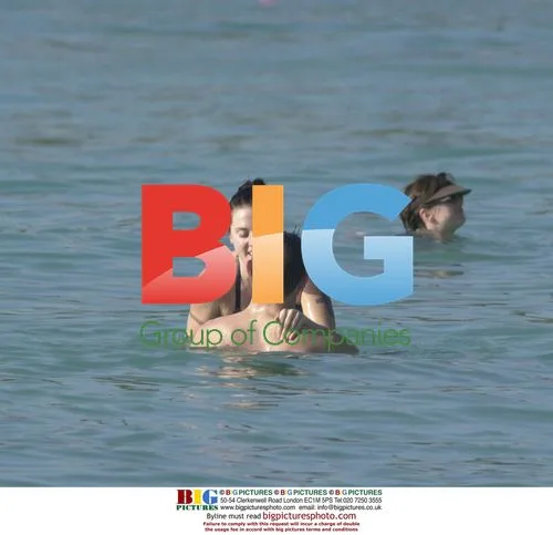 Mel C Swims with Boyfriend in Barbados