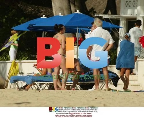 Mel C Swimming in Barbados