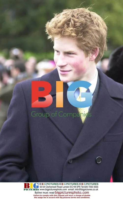 Prince Harry Attends Sandringham Christmas Service