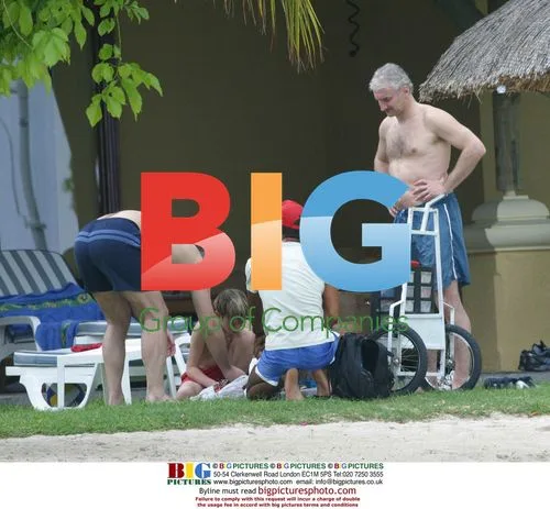 Rudy Voller on Christmas holiday in Mauritius