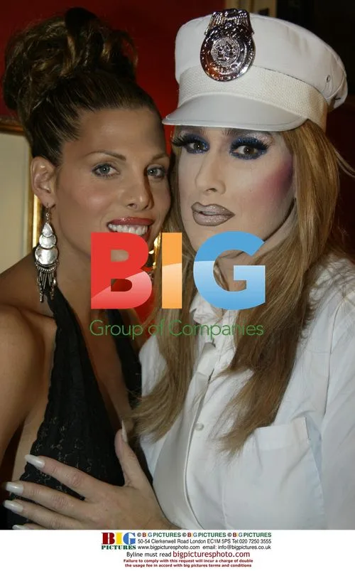 Jackie Beat and Candis Cayne at Holiday Punch Show