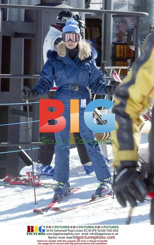 Ivana Trump Skiing in Aspen