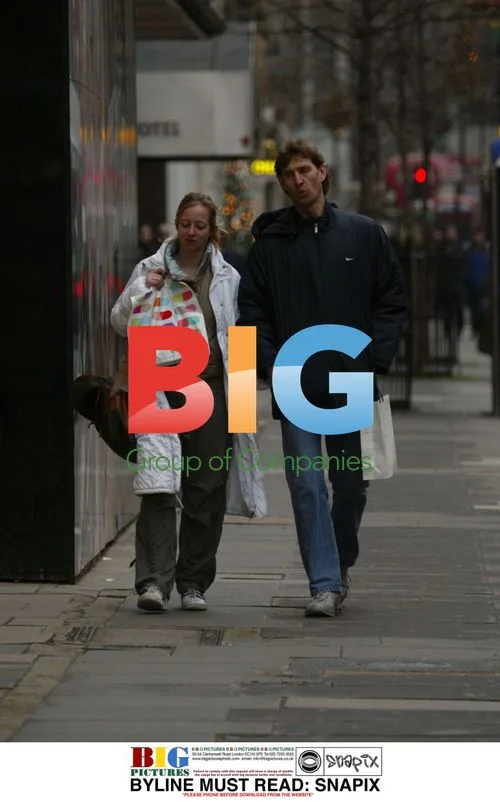 Tony Adams and Girlfriend Shopping in London
