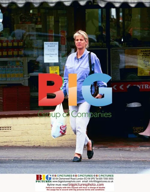Ulrika Jonson Out Shopping Pregnant