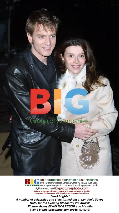 Ewan McGregor and wife at Evening Standard Film Awards