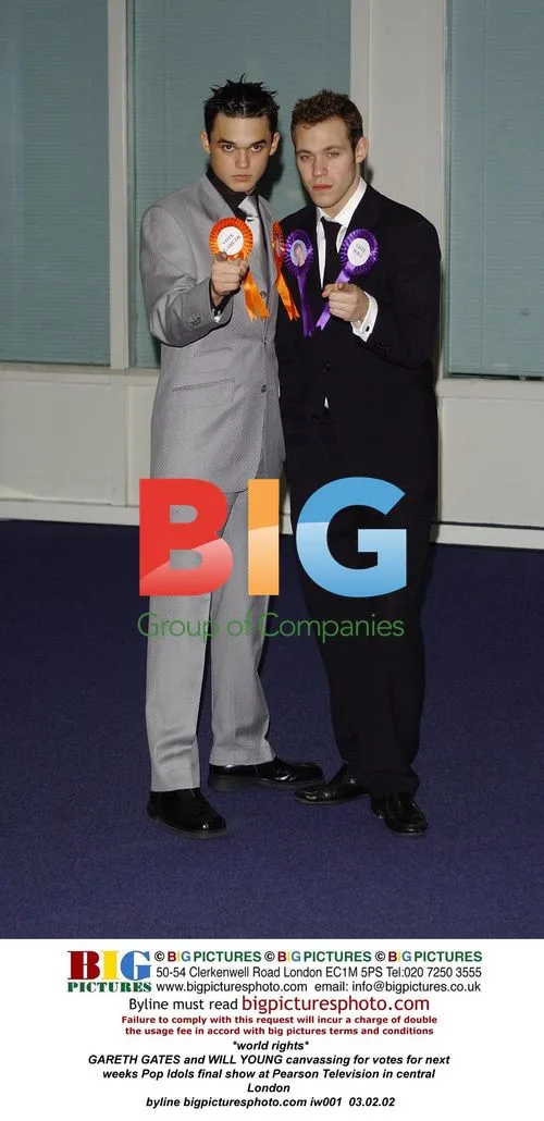 GARETH GATES and WILL YOUNG for Pop Idols