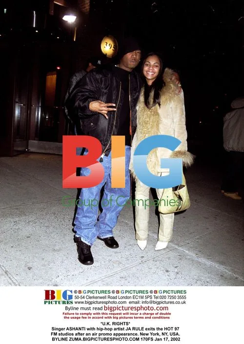 ASHANTI and JA RULE at HOT 97 FM studios