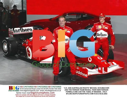 Michael Schumacher unveils Ferrari F2002 at Modena