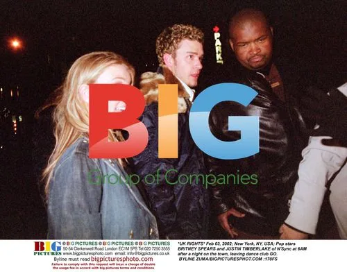 Britney Spears and Justin Timberlake leaving club