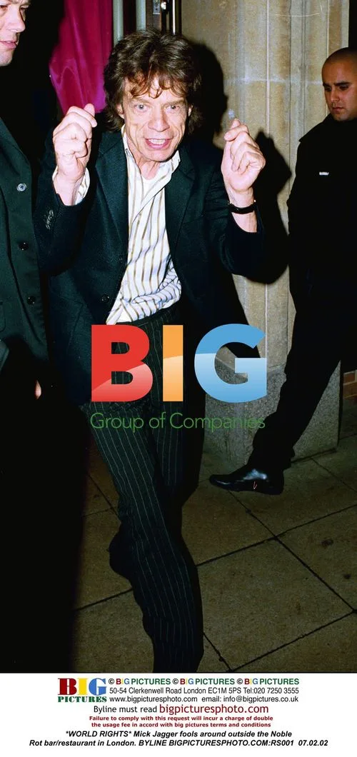 Mick Jagger Fools Around in London