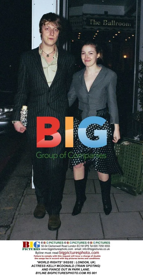 Kelly McDonald and Fiance Out in London