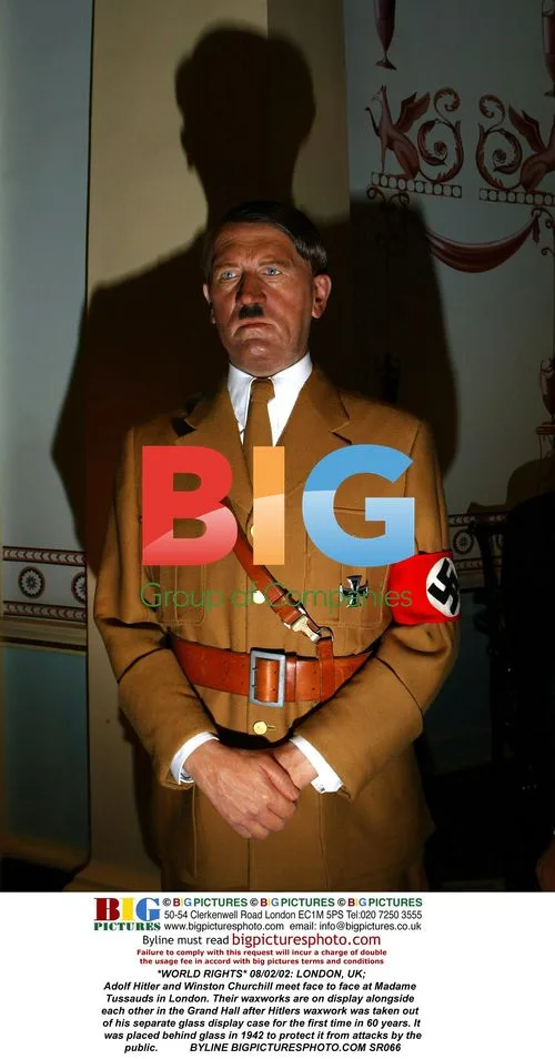 Hitler and Churchill Wax Figures at Madame Tussauds