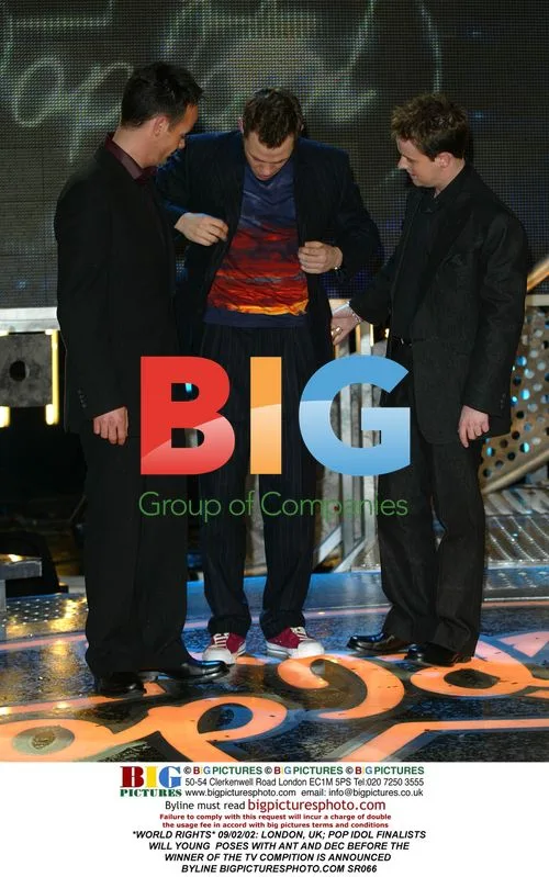 Pop Idol Finalists Will Young, Ant and Dec