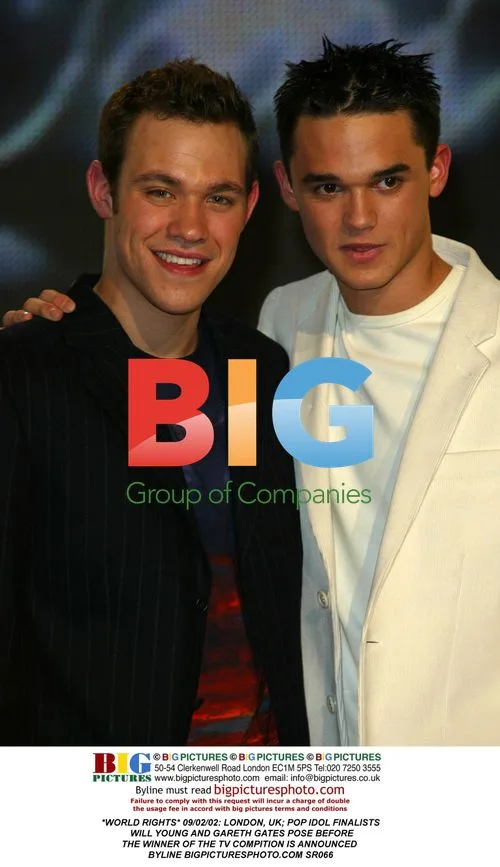POP IDOL Finalists Will Young and Gareth Gates
