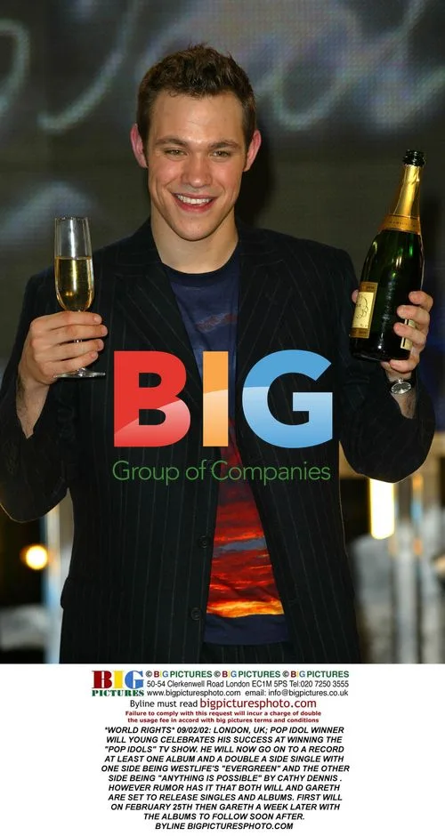 Will Young Celebrates Pop Idol Win