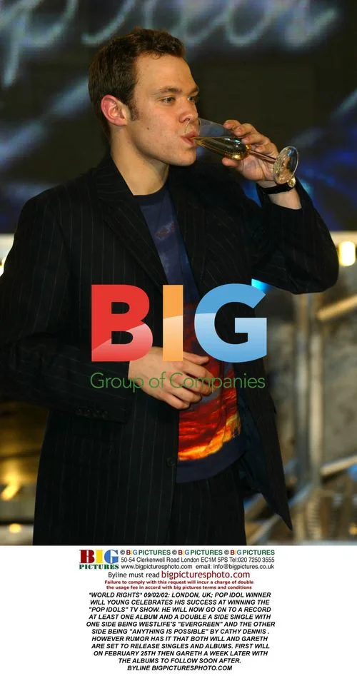 Pop Idol Winner Will Young Celebrates