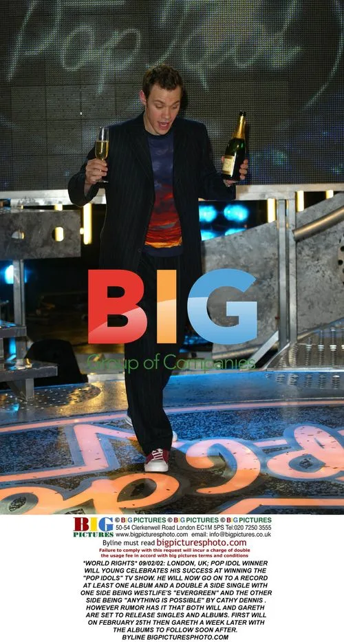 Will Young Celebrates Pop Idol Win