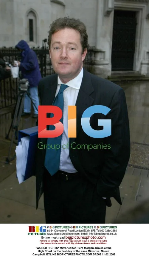 Mirror editor Piers Morgan arrives at High Court