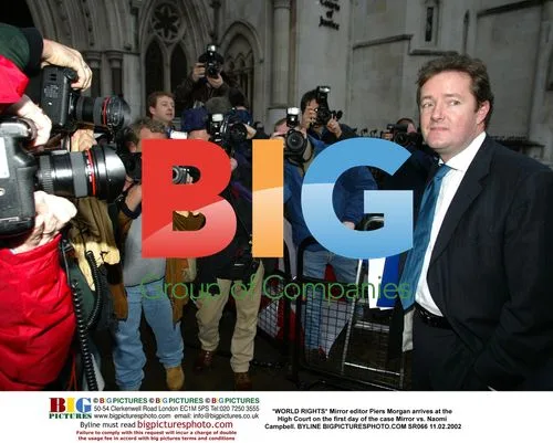 Piers Morgan arrives at High Court for Mirror vs. Naomi Campbell case