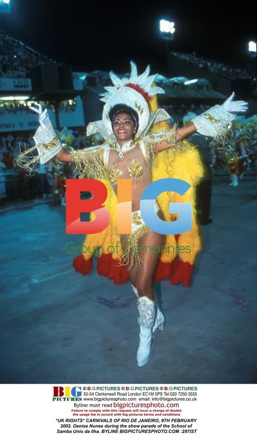 Denise Nunes at Rio Carnival 2002