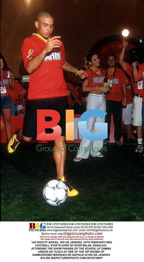 Ronaldo at Samba Parade in Rio