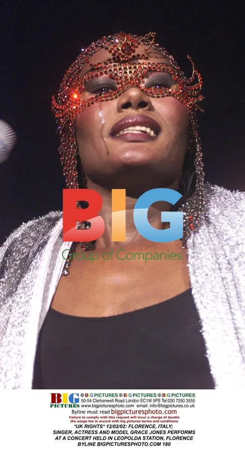 Grace Jones Performs in Florence, Italy