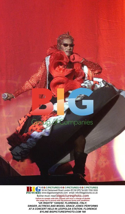 Grace Jones Performs in Florence, Italy