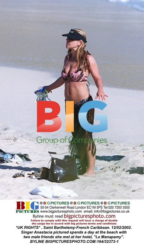 Anastacia Spends Beach Day in Saint Barthelemy