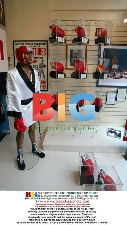 Boxing Memorabilia Display at Kings Road Sporting Club