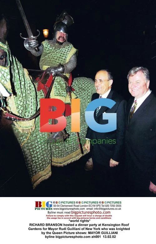 Branson hosts dinner party for Guiliani in London