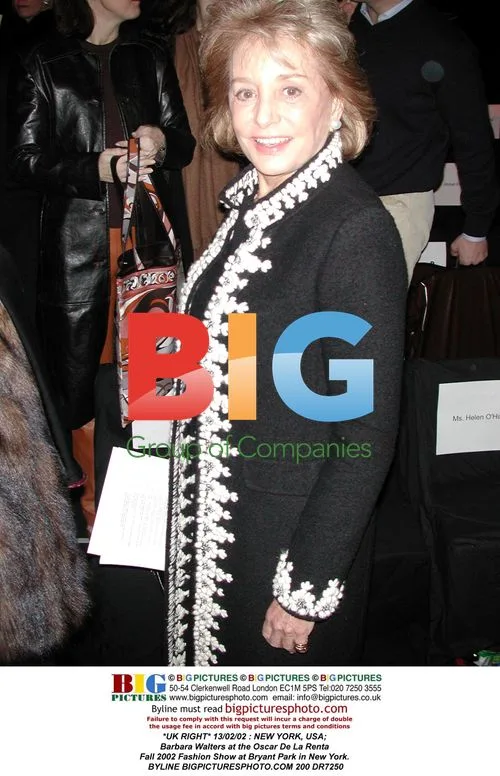 Barbara Walters at Oscar De La Renta Fashion Show