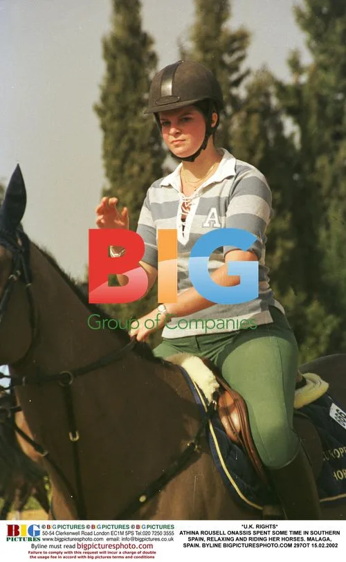 Athina Rousell Onassis Relaxes in Spain