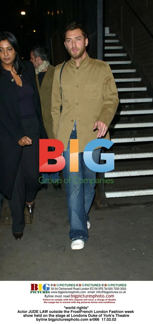 JUDE LAW at FrostFrench London Fashion Week