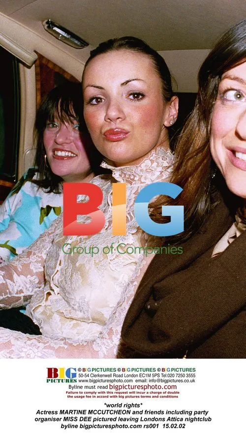 Martine McCutcheon & Miss Dee Leaving Attica Nightclub