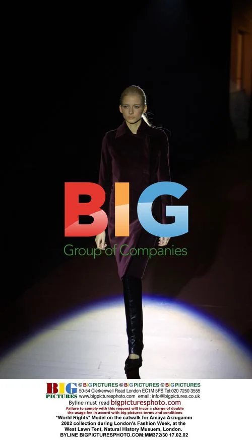 Model Showcases Amaya Arzugamm Collection at London Fashion Week